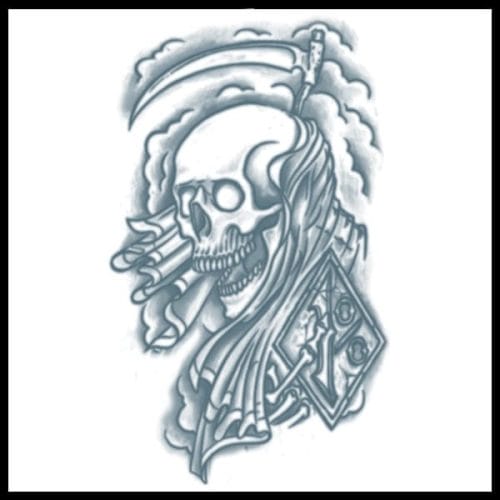 Reaper - Temporary Tattoo