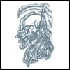Tinsley Transfers Reaper - Temporary Tattoo Reaper - Temporary Tattoo