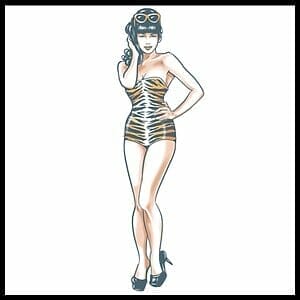 Tiger - Temporary Tattoo