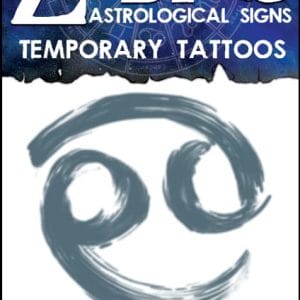 Zodiac Cancer - Temporary Tattoo
