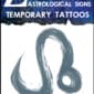 Zodiac Leo - Temporary Tattoo