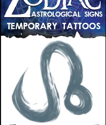 Zodiac Leo - Temporary Tattoo