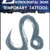 Product-image-upright-Zodiac-Leo Zodiac Leo - Temporary Tattoo