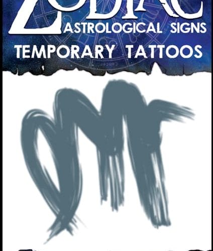 Zodiac Virgo - Temporary Tattoo