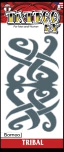 Tribal Borneo - Temporary Tattoo
