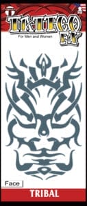 Tribal Face - Temporary Tattoo