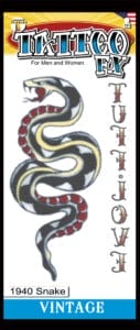 1940 Snake Tattoo