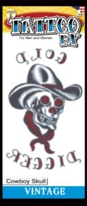 Cowboy Skull Tattoo