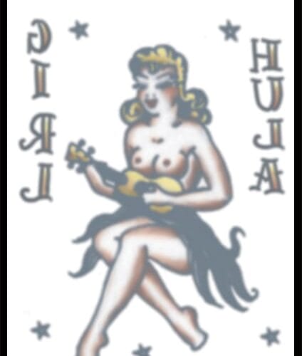 Hawaii Pin Up Tattoo
