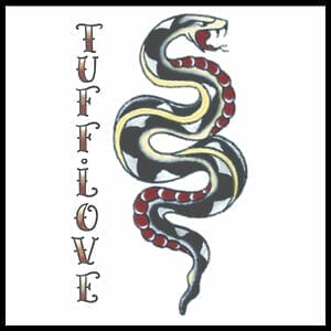 Snake 1940 Temporary Tattoo