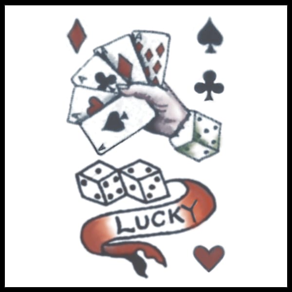 Lucky 1940/1950 - Vintage Temporary Tattoo