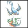 Swallows Temporary Tattoo