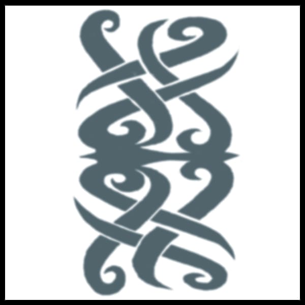 Tribal Borneo - Temporary Tattoo By Tinsley Transfers Tribal Borneo - Temporary Tattoo