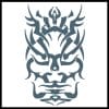 Tribal Face - Temporary Tattoo