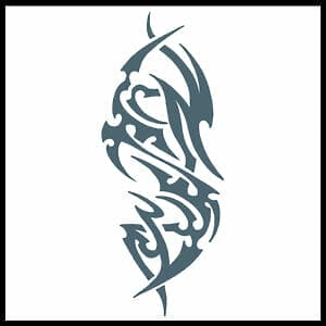 Extra Large Rebel - Temporary Tattoo