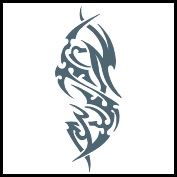 Extra Large Rebel - Temporary Tattoo