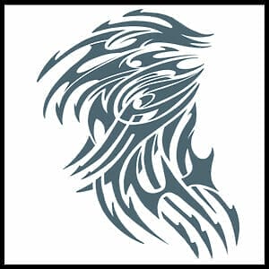 Extra Large Tribal - Temporary Tattoo