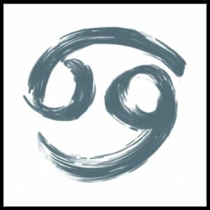 Zodiac Cancer - Temporary Tattoo