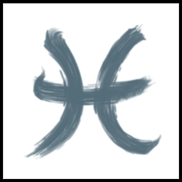 Zodiac Pisces - Temporary Tattoo