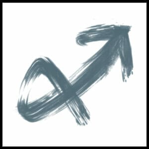 Zodiac Sagittarius - Temporary Tattoo