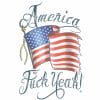 America F@#k Yeah Temporary Tattoo