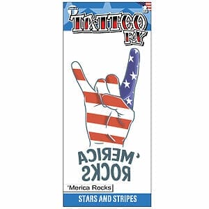 Merica Rocks Temporary Tattoo