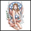 American beauty Temporary Tattoo