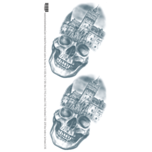 Skull Hand Temporary Tattoo FX