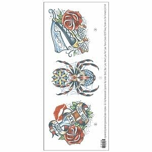 Neck Temporary Tattoo Spider