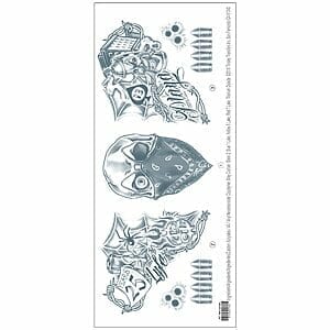 Neck Temporary Tattoo Vandal