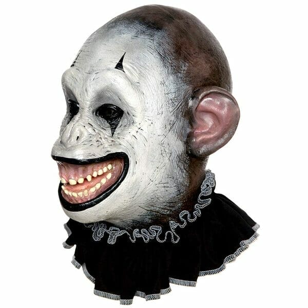 Crazy Ape Mime Clown Latex Mask Left