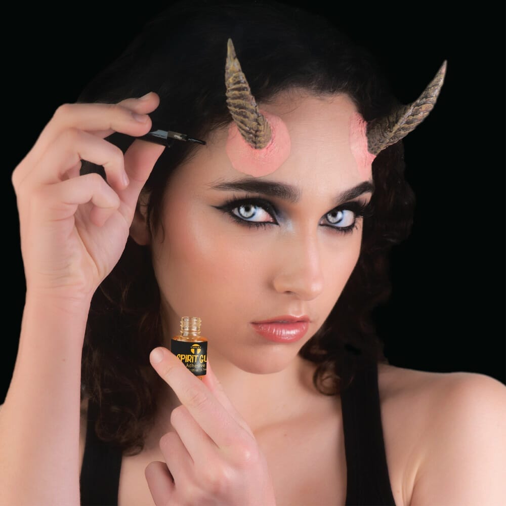 SpiritGum_Adhesive_single_Applied Spirit Gum Adhesive Latex Application