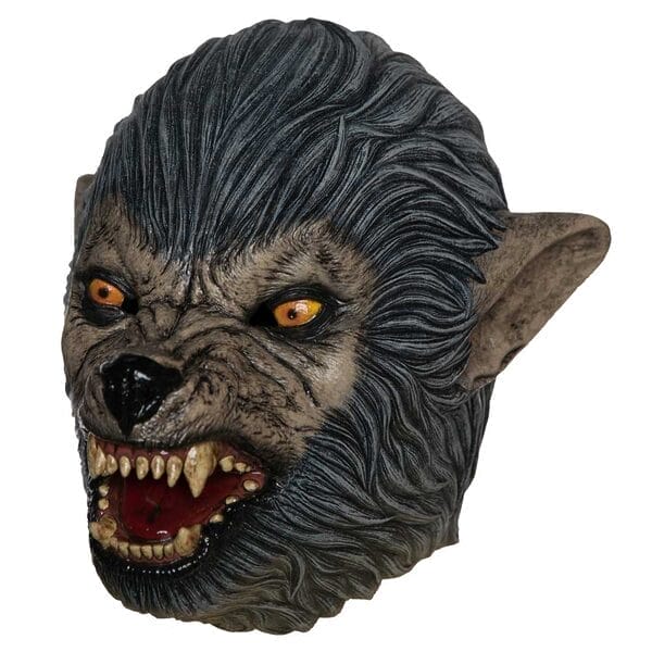 Wolfman Latex Halloween Mask Tinsley Transfers Left View