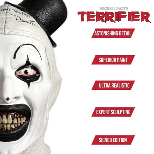 Art The Clown - Terrifier - Signed Latex Mask