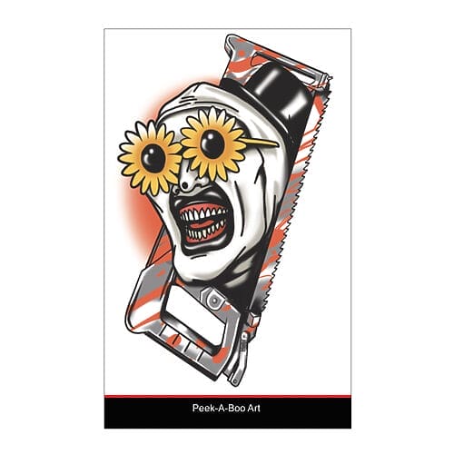 Art the Clown Peek A Boo Temporary Tattoo Tattoo Sheet