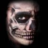 Face SkullFace TemporaryTattoo