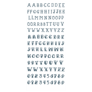 Knuckles Alphabet - Temporary Tattoo