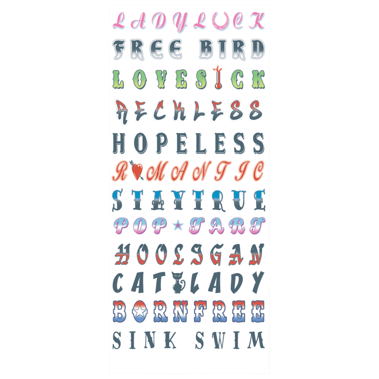 Knuckles - Phrases #2 - Temporary Tattoos Knuckles Phrases# TemporaryTattoos