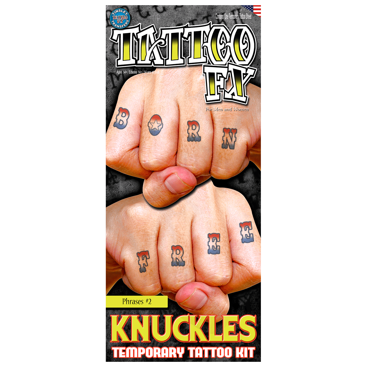 Knuckles - Phrases #2 - Temporary Tattoos Knuckles Phrases# TemporaryTattoos