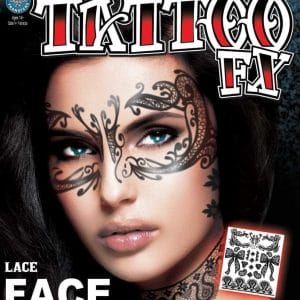 Face Lace TemporaryTattoo