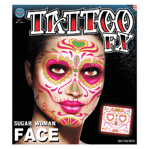 Face SugarWoman TemporaryTattoo
