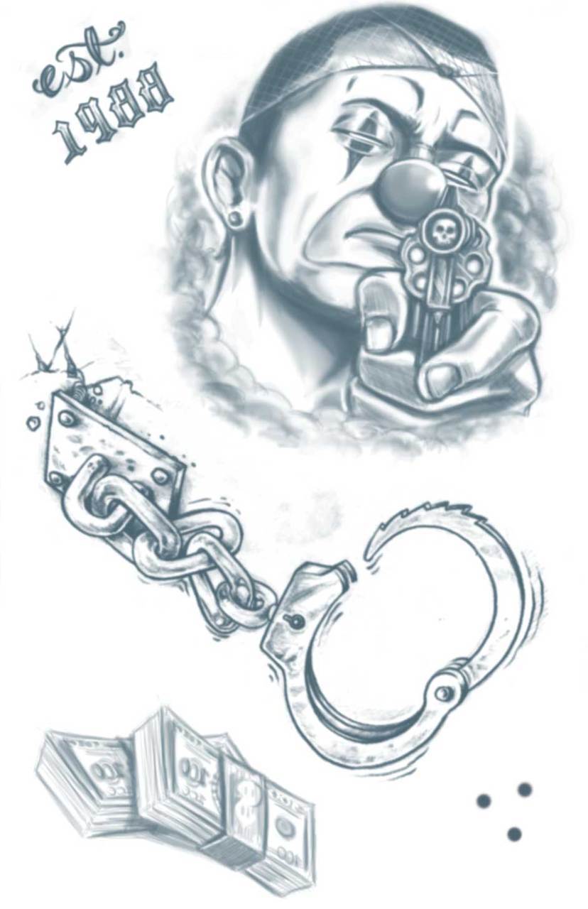 Prison - Lock Down - Temporary Tattoos Prison LockDown TemporaryTattoos